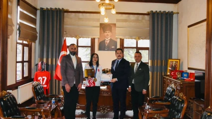 Kaymakam Yıldırım, Çığlıoğlu'nu Ağırladı