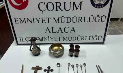 Çorum'da Tarihi Eser Operasyonu: 1 Gözaltı