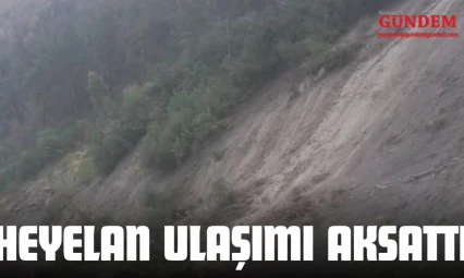 Kastamonu'da Heyelan Ulaşımı Aksattı