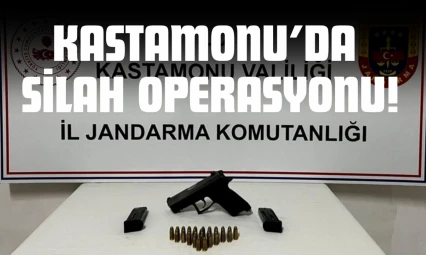 Kastamonu'da Silah Operasyonu!