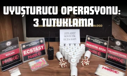 Kastamonu'da Uyuşturucu Operasyonu: 3 Tutuklama