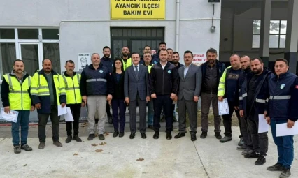 Sinop İl Özel İdaresi Personellerine 'Teşekkür Belgesi'