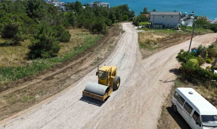 Sinop'ta Asfalt Mesaisi