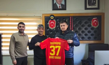 Taşköprüspor'dan, Mehmet Korkmaz'a Ziyaret