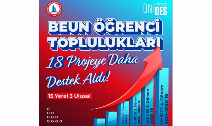 ÜNİDES'TEN 18 Projeye Destek