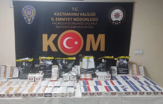 14 bin 820 adet makaron ele geçirildi