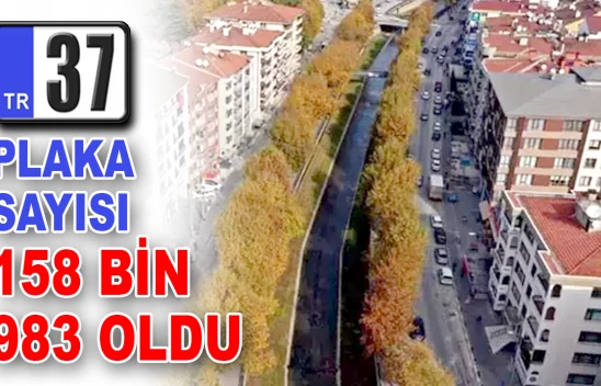 37 Plaka Sayısı 158 Bin 983 Oldu