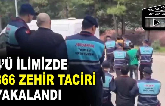 4'ü Kastamonu'da 366 Zehir Taciri Yakalandı