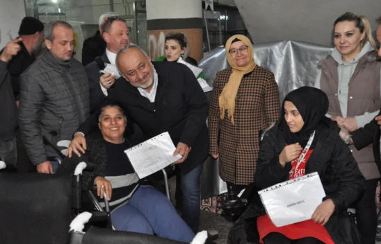 40 Tekerlekli Sandalyenin Dağıtımı Yapıldı