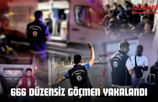 52 Göçmen Kaçakçısı Ve 666 Düzensiz Göçmen Yakalandı