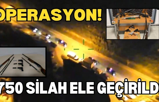 750 Silah Ele Geçirildi!