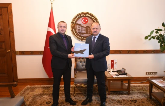 AA Samsun Bölge Müdürü Demir, Vali Dallı'yı Ziyaret Etti