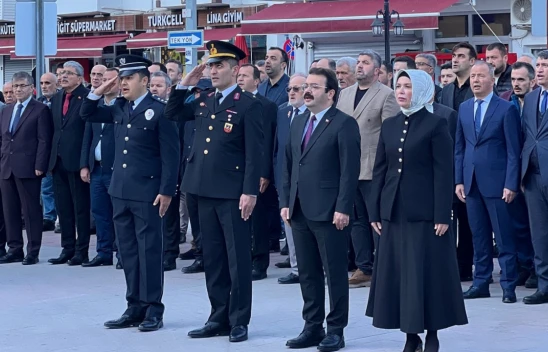 Abana'da 10 Kasım Töreni