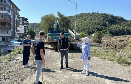 Abana'da Çevre Düzenleme Çalışmaları Devam Ediyor