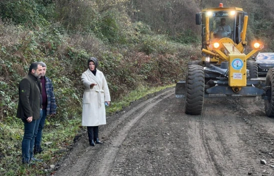 Abana'da Yol Onarım Çalışmaları Başladı