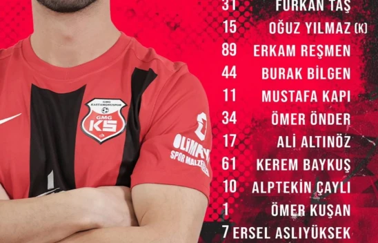 Adana 01 FK-GMG Kastamonuspor Maçı İlk 11'ler Belli Oldu