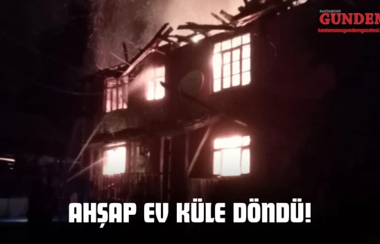 Ahşap Ev Küle Döndü!