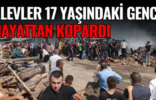 Alevler 17 Yaşındaki Genci Hayattan Kopardı