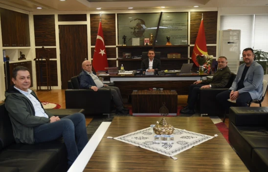 Anadolu Hastanesi'nden Başkan Baltacı'ya Ziyaret