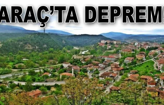 Araç'ta Deprem!