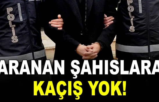 Aranan Şahıslara Kaçış Yok