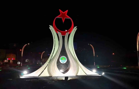 Ayyıldız Heykeli Havadan Görüntülendi