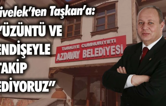 Azdavay'da Eski Başkan Civelek'ten Yeni Başkan Taşkan'a Mesaj!