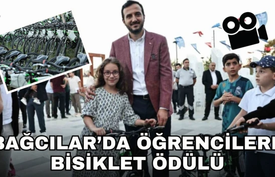 Bağcılar'da Öğrencilere Bisiklet Ödülü