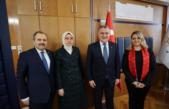 Bakan Bak İle Stadı Görüştüler