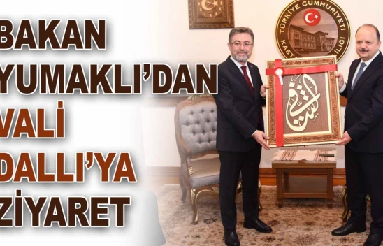 Bakan Yumaklı'dan Vali Dallı'ya Ziyaret