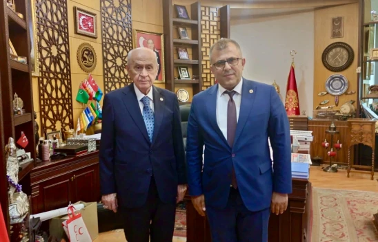 Başkan Çatal, Devlet Bahçeli ile görüştü