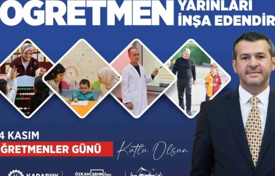 Başkan Çetinkaya'dan 24 Kasım Öğretmenler Günü Mesajı