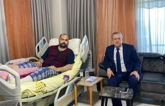 Başkan Kavakligil'e 'Geçmiş Olsun' ziyareti