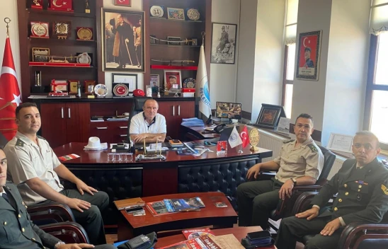 Başkan Uzuner, Misafirlerini Ağırladı