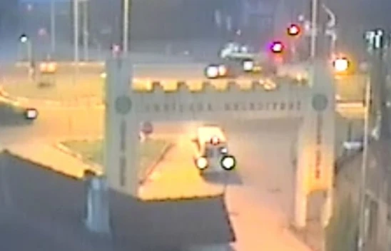 Bolu'da 4'ü Uzman Çavuş 6 kişinin Yaralandığı Kaza Güvenlik Kamerasında