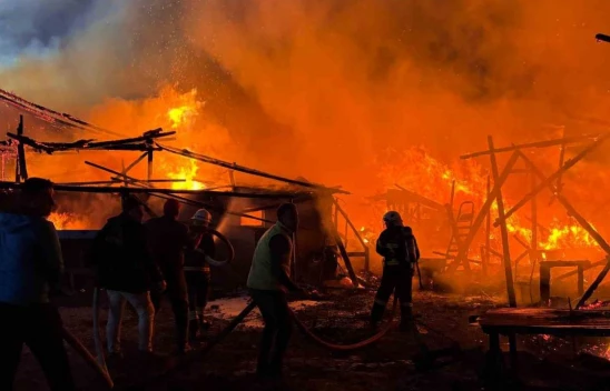 Bolu'da Korkutan Yangın!