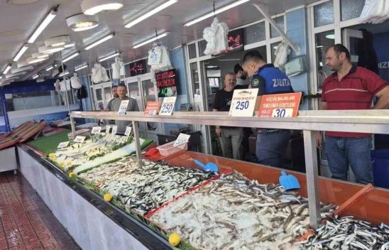 Bolu'da Balık Tezgahlarına Denetim