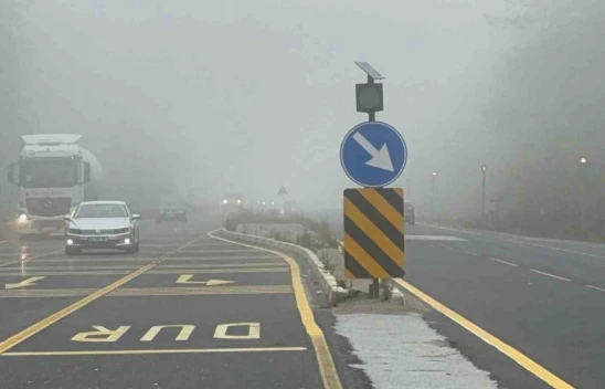 Bolu Dağı'nda Sis Etkili Oluyor