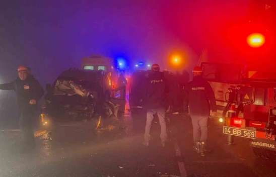 Bolu'da Zincirleme Kaza: 6 Yaralı