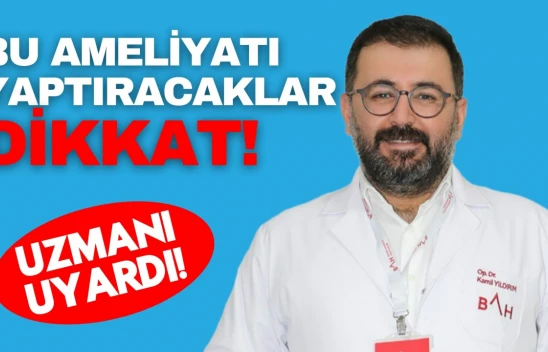 Uzmanından Uyarı!