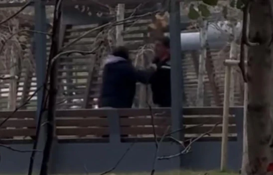 Bu Kez Erkeğe Şiddet Kamerada