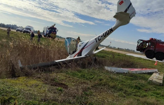 Bursa'da Uçak Kazası!