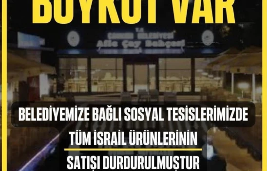 Çankırı Belediyesi'nden Boykot Kararı