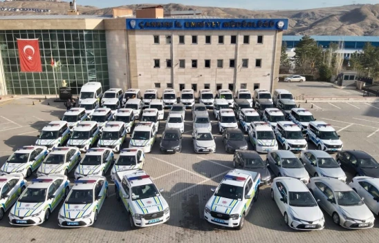 Çankırı İl Emniyet Müdürlüğü'ne 57 Araç Tahsis Edildi