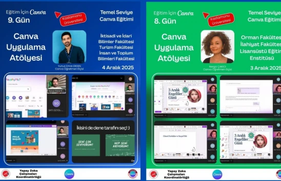Canva Eğitimleri Tamamlandı