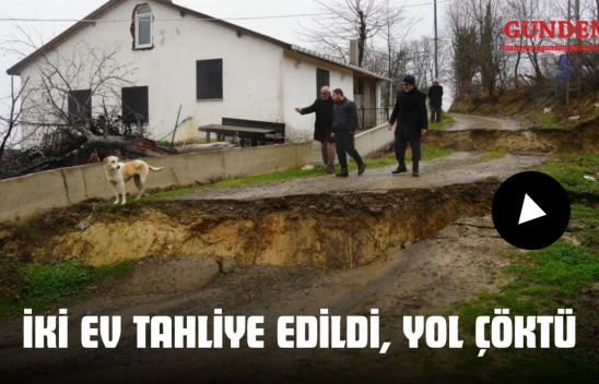 Çatalzeytin'de Heyelan Tehlikesi!