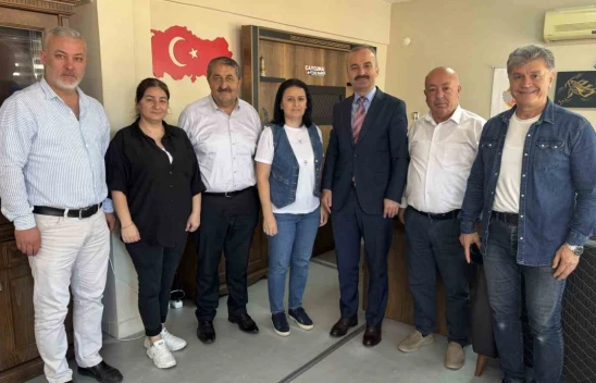 Çaycuma İlçe Milli Eğitim Müdürü Baş'tan Gazetecilere Veda Ziyareti