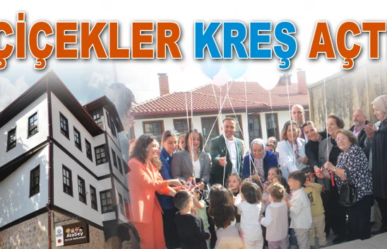 Çiçekler Kreş Açtı