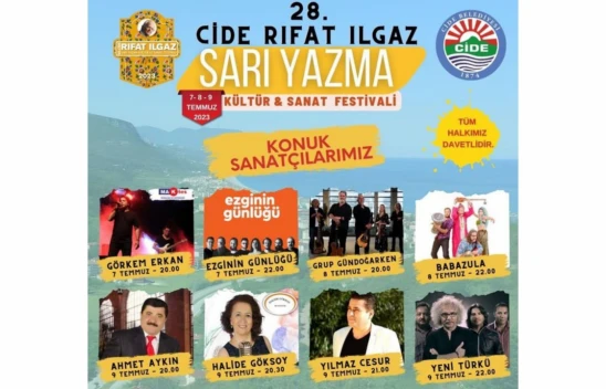 Cide'de festival heyecanı yaşanacak