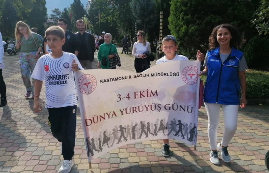 Cide'de Sağlıklı Yaşam Yürüyüşü Gerçekleştirildi